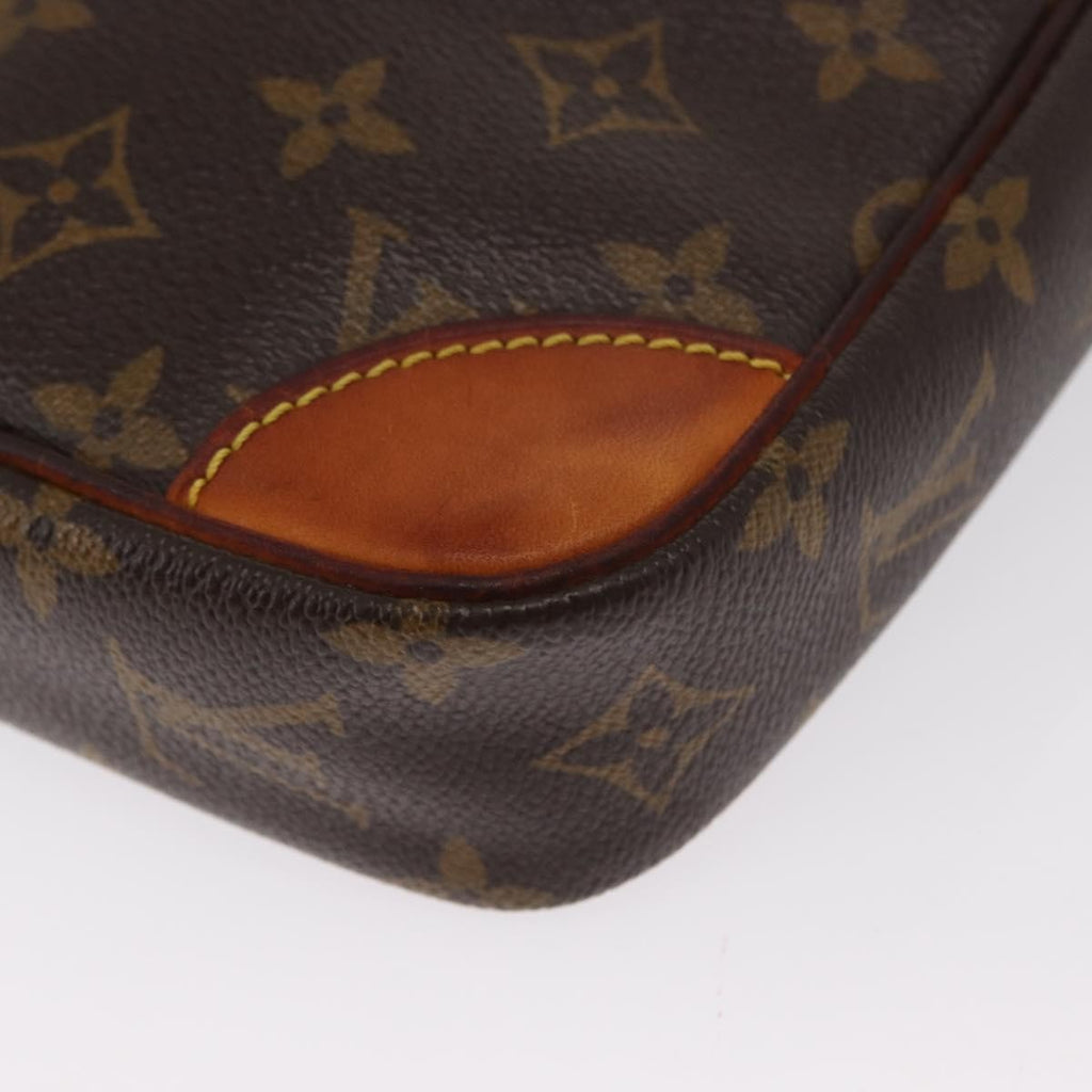 Louis Vuitton Danube Handbag Monogram Canvas Brown Canvas Shoulder Bag Bag (Pre-Owned)