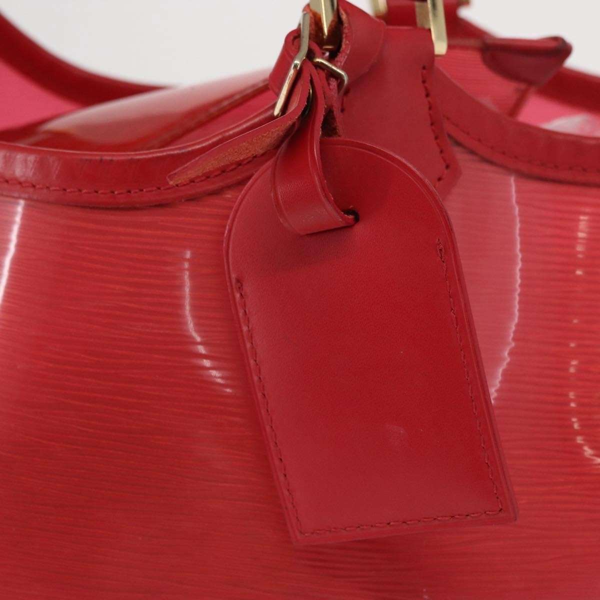 Louis Vuitton Plage Lagoon Bay Handbag Vinyl Epi Leather Red Plastic Tote Bag Bag (Pre-Owned)