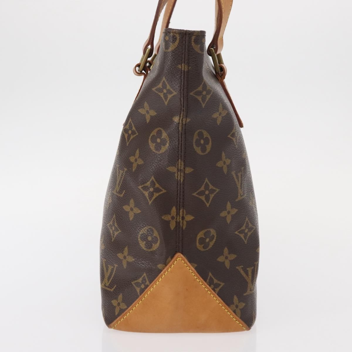 Louis Vuitton Cabas Mezzo Monogram Canvas Brown Canvas Tote Bag Bag (Pre-Owned)