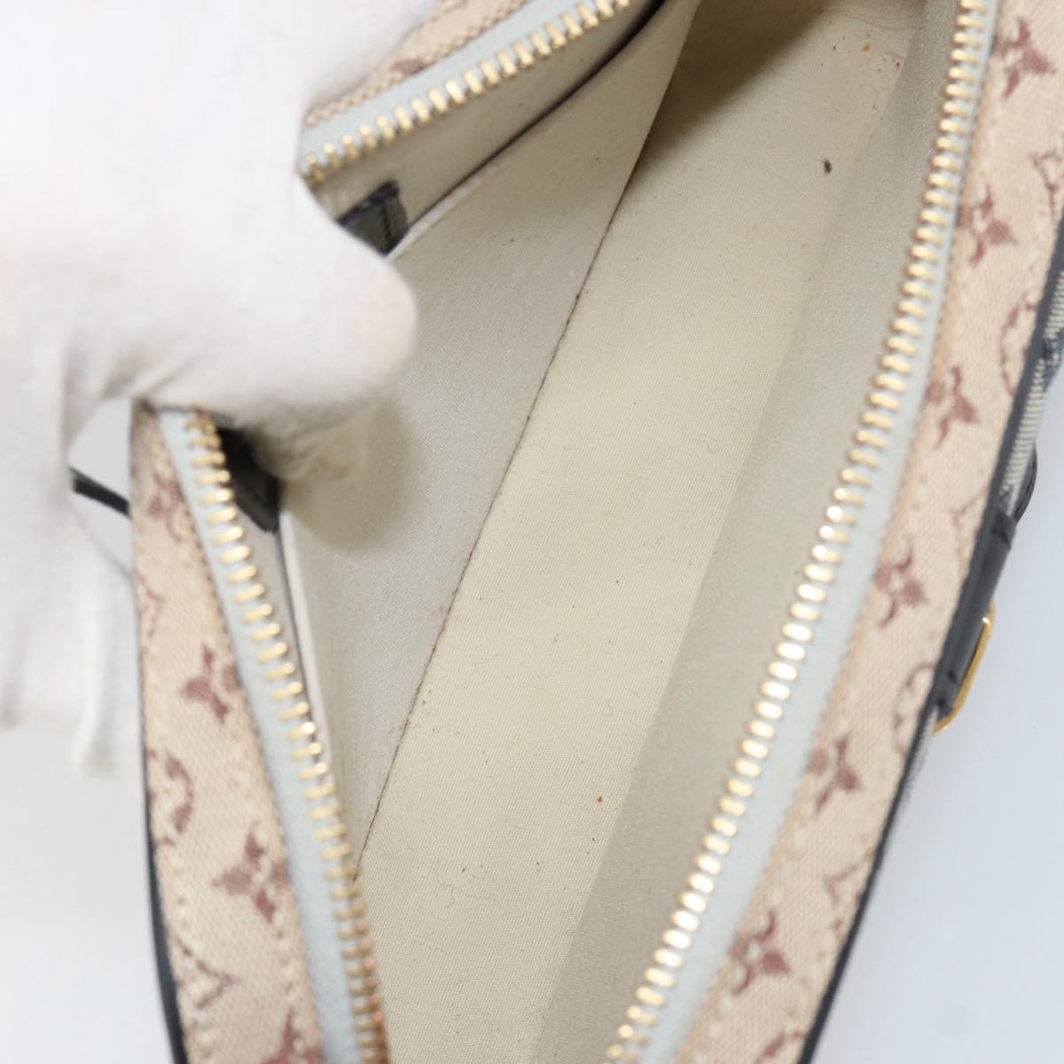 Louis Vuitton Juliette Crossbody Bag Mini Lin Blue Canvas Shoulder Bag Bag (Pre-Owned)