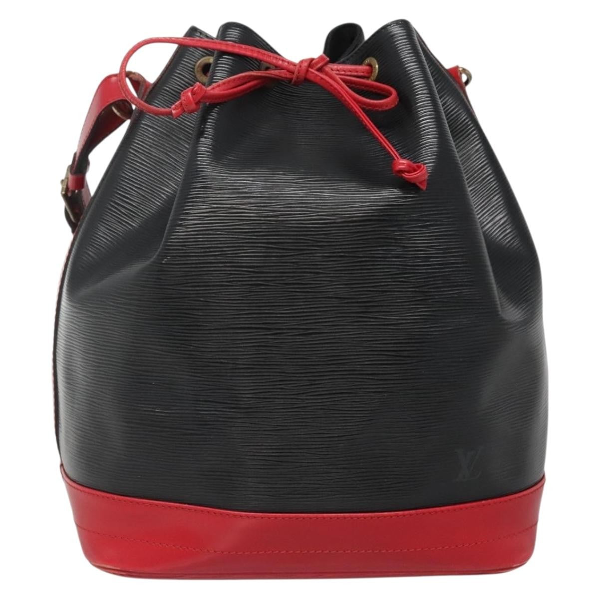 Louis Vuitton Bicolor Noe Handbag Epi Leather Black Leather Shoulder Bag Bag (Pre-Owned)