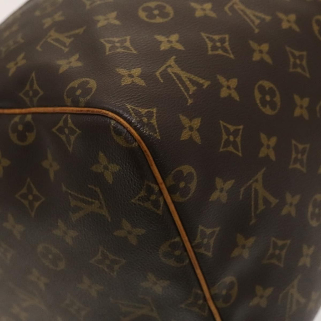 Louis Vuitton Keepall Bag Monogram Canvas Brown Canvas Travel Bag Bag (Pre-Owned)
