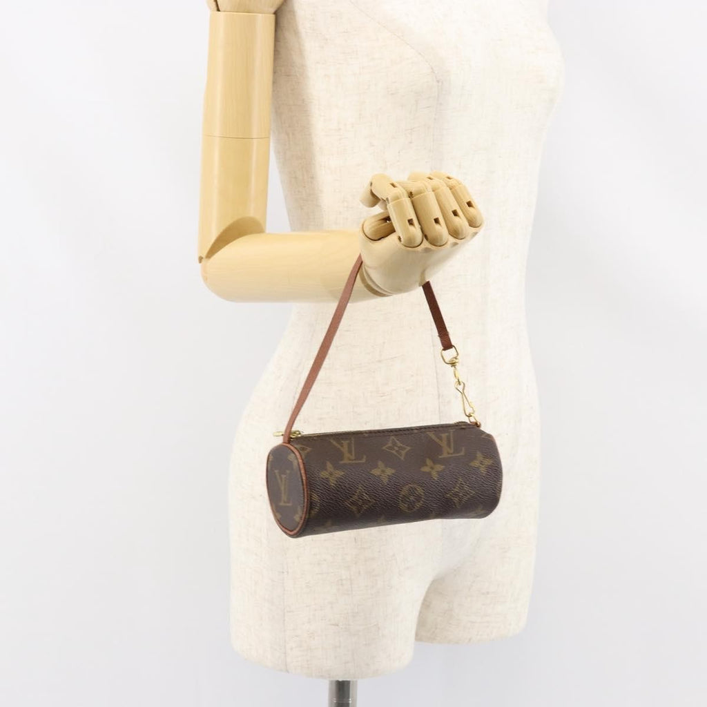Louis Vuitton Papillon Pochette Monogram Canvas Brown Canvas Clutche & Pouche Bag (Pre-Owned)