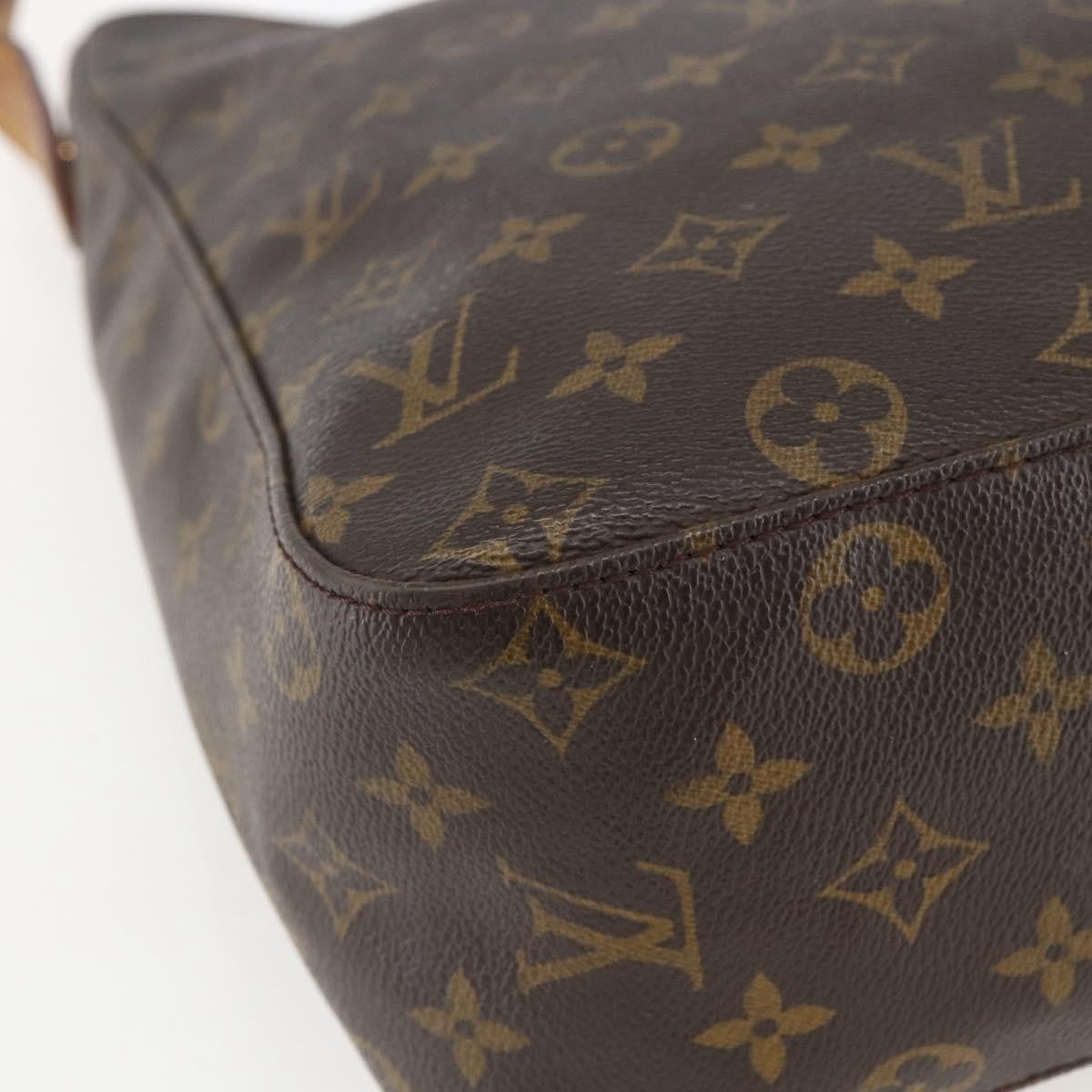 Louis Vuitton Monogram Looping Handbag Monogram Canvas Brown Canvas Shoulder Bag Bag (Pre-Owned)