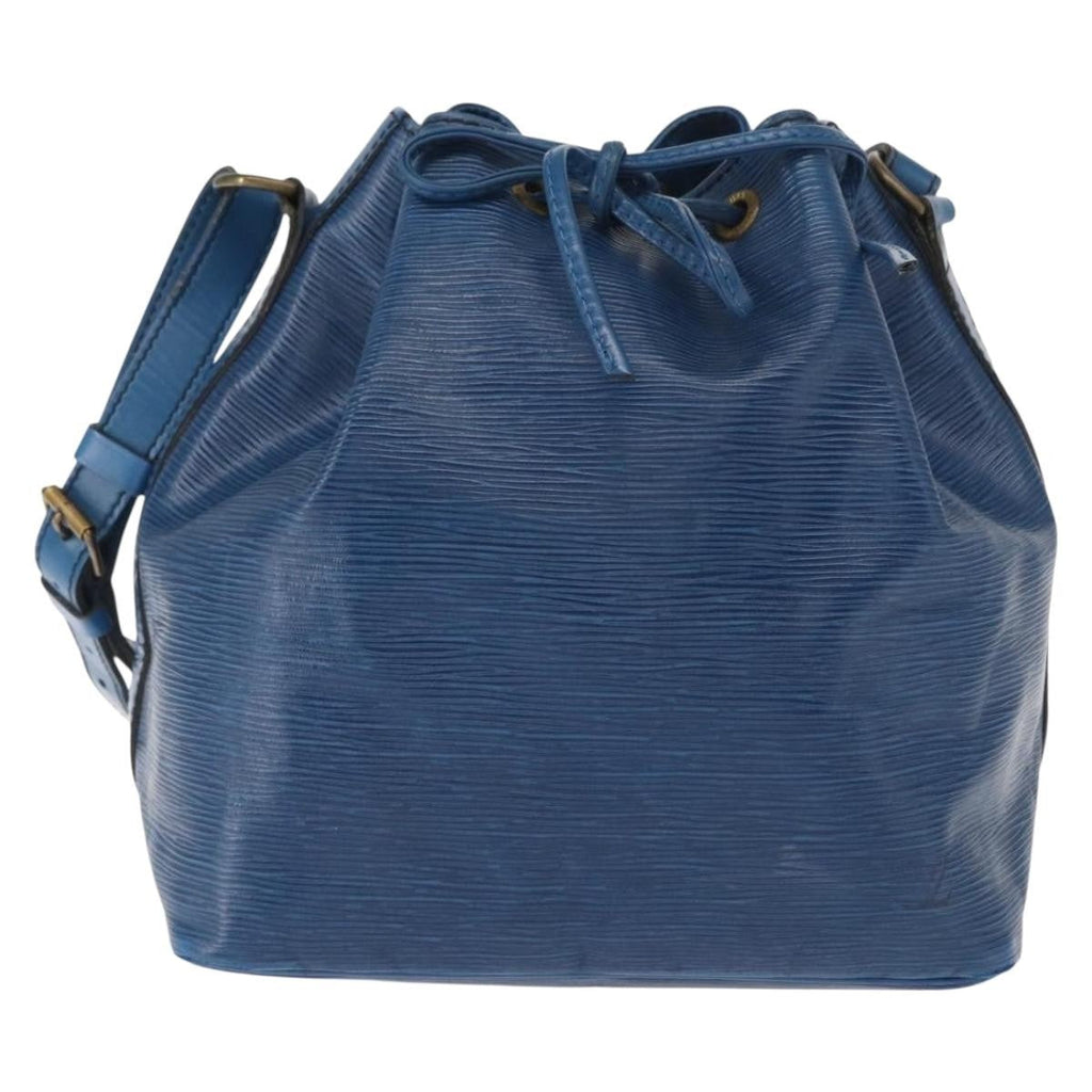 Louis Vuitton Noe Handbag Epi Leather Blue Leather Shoulder Bag Bag (Pre-Owned)