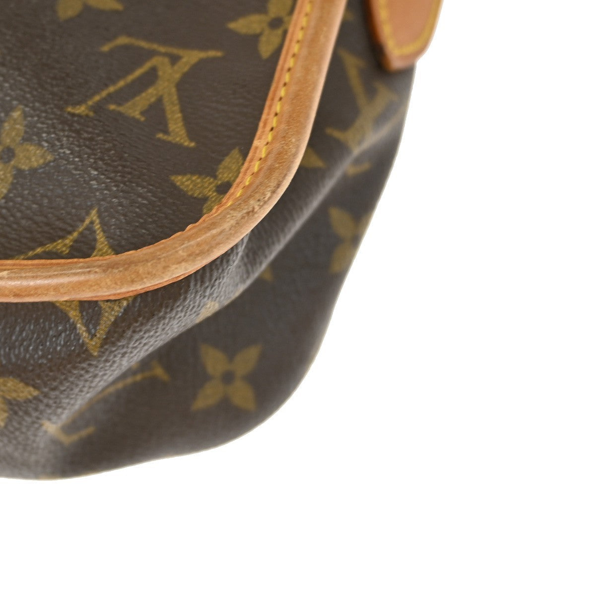 Louis Vuitton Sac Gibeciere Messenger Bag Monogram Canvas Brown Canvas Shoulder Bag Bag (Pre-Owned)