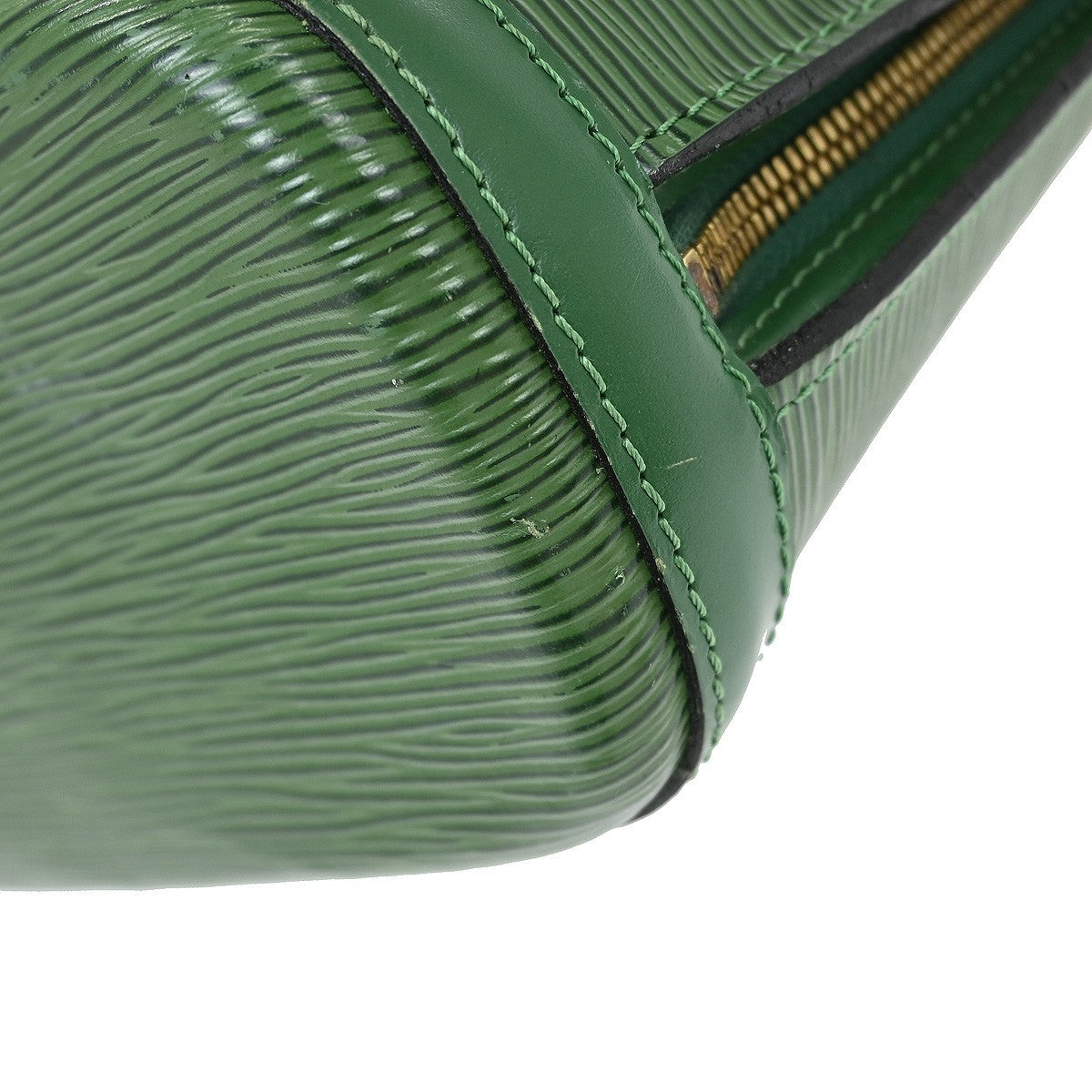 Louis Vuitton Lussac Handbag Epi Leather Green Leather Shoulder Bag Bag (Pre-Owned)