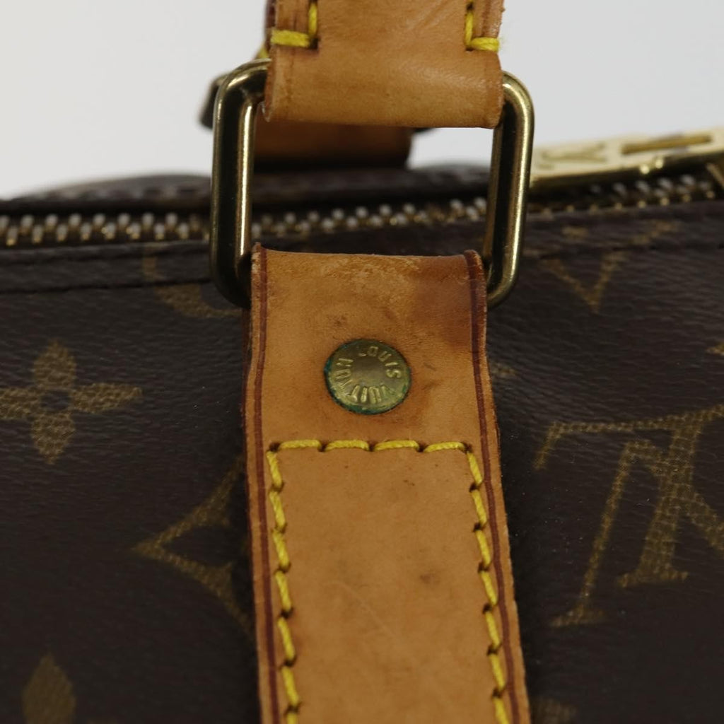 Louis Vuitton Keepall Bag Monogram Canvas Brown Canvas Travel Bag Bag (Pre-Owned)