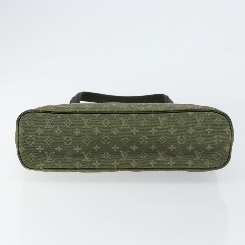 Louis Vuitton Lucille Handbag Mini Lin Khaki Canvas Handbag (Pre-Owned)