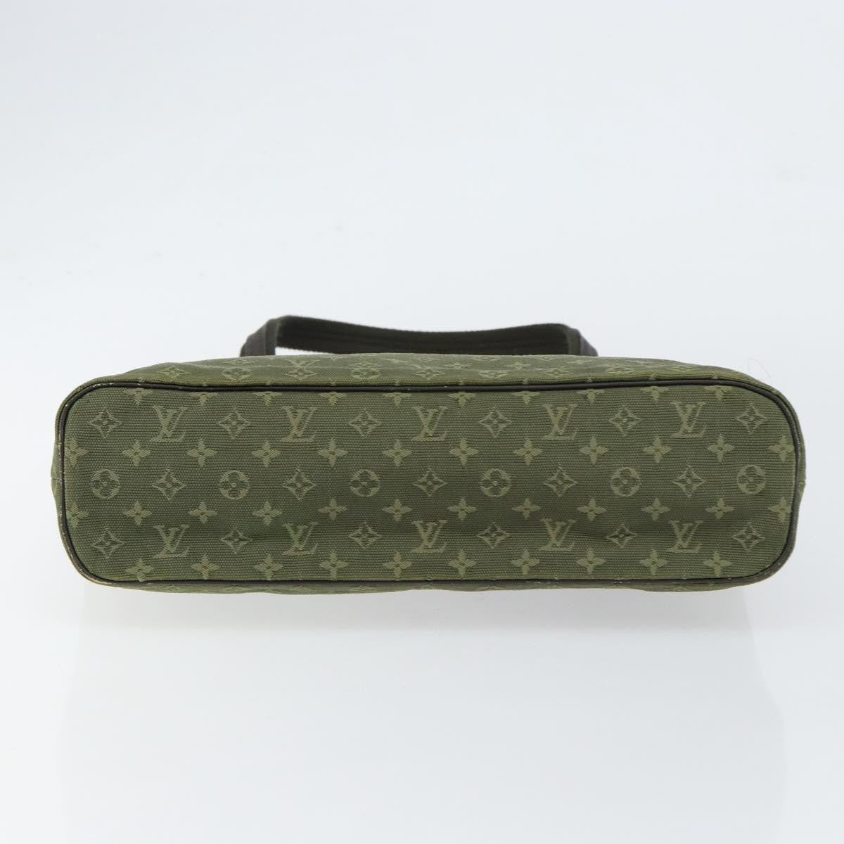 Louis Vuitton Lucille Handbag Mini Lin Khaki Canvas Handbag (Pre-Owned)