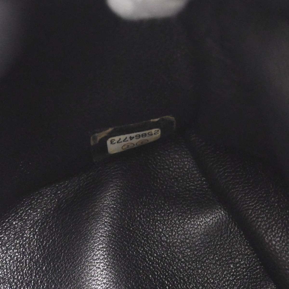 Chanel Waterfall Backpack Sequins With Leather Black Leather Backpack Bag (Pre-Owned)