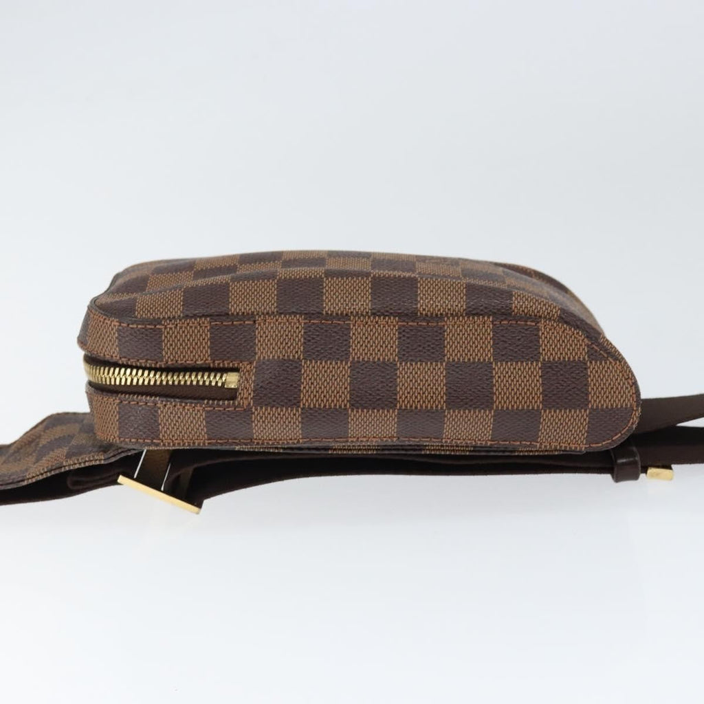 Louis Vuitton Geronimos Waist Bag Damier Brown Canvas Clutche & Pouche Bag (Pre-Owned)