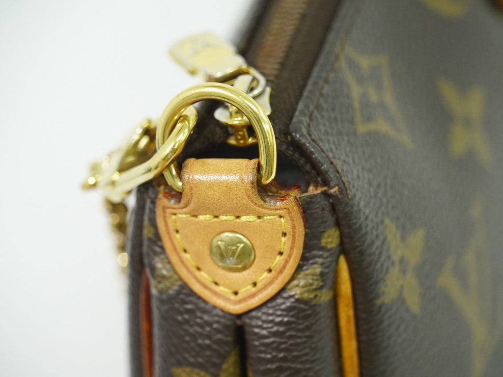 Louis Vuitton Eva Handbag Monogram Canvas Brown Canvas Clutche & Pouche Bag (Pre-Owned)