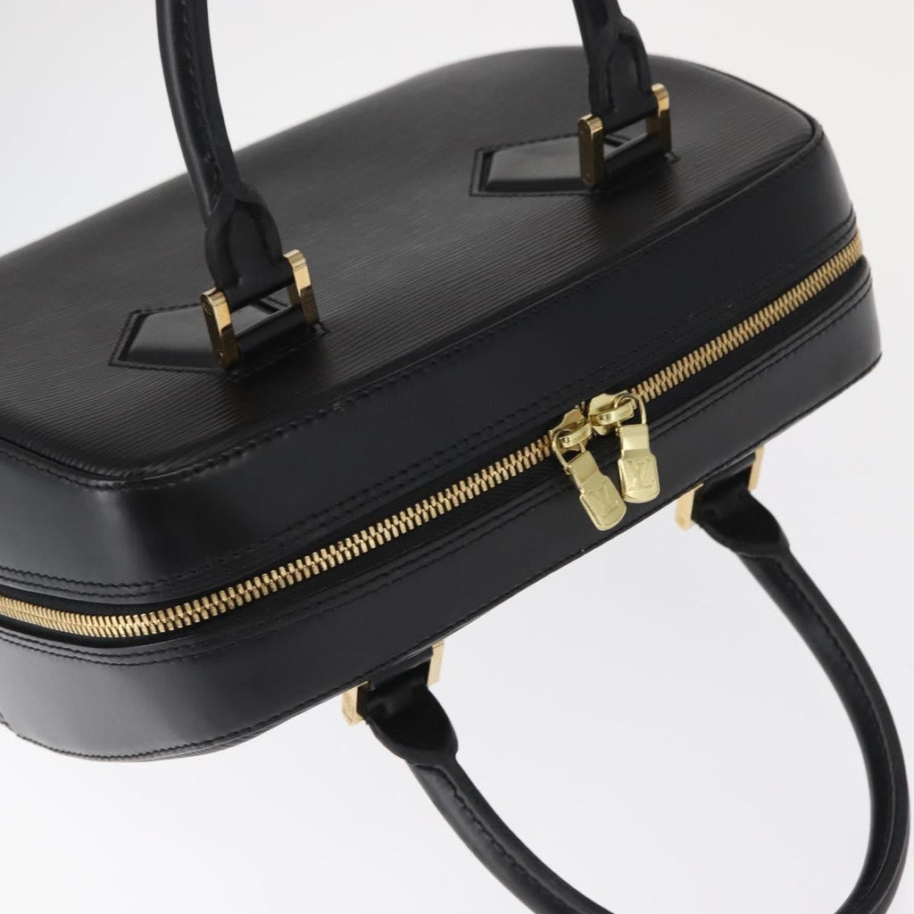Louis Vuitton Sablons Handbag Epi Leather Black Leather Handbag (Pre-Owned)