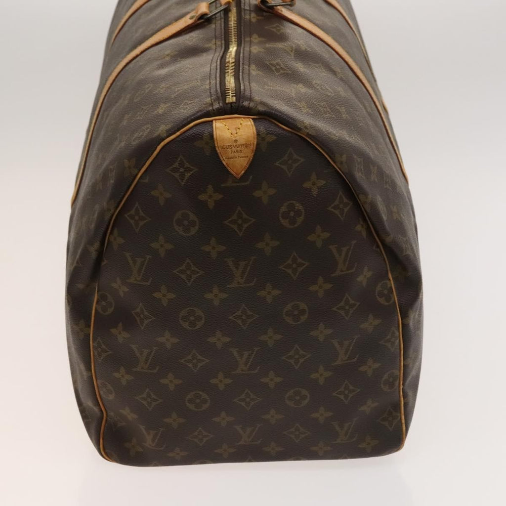 Louis Vuitton Keepall Bag Monogram Canvas Brown Canvas Travel Bag Bag (Pre-Owned)