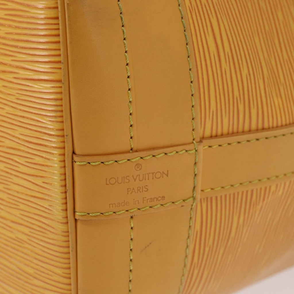 Louis Vuitton Noe Handbag Epi Leather Yellow Leather Shoulder Bag Bag (Pre-Owned)