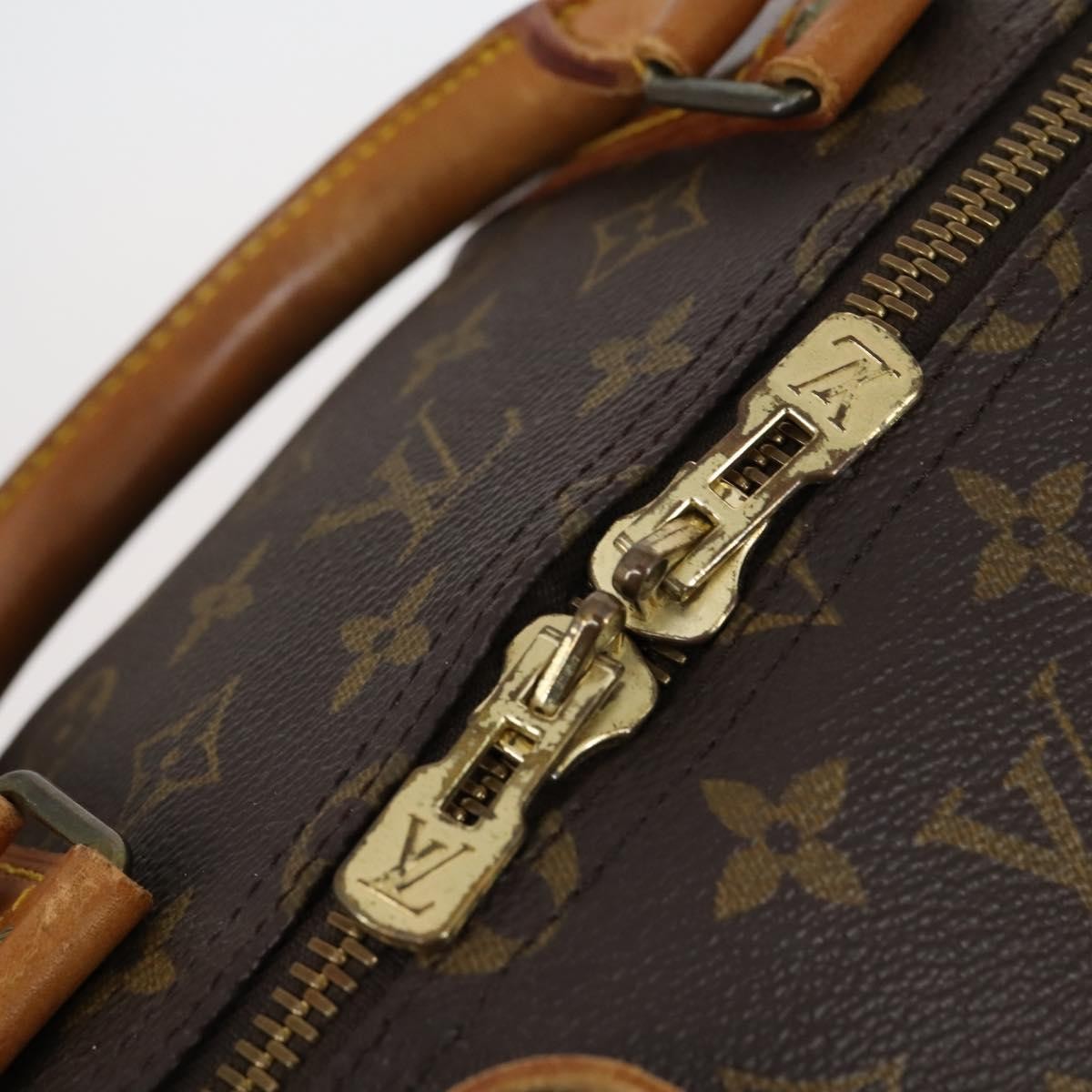 Louis Vuitton Keepall Bag Monogram Canvas Brown Canvas Travel Bag Bag (Pre-Owned)