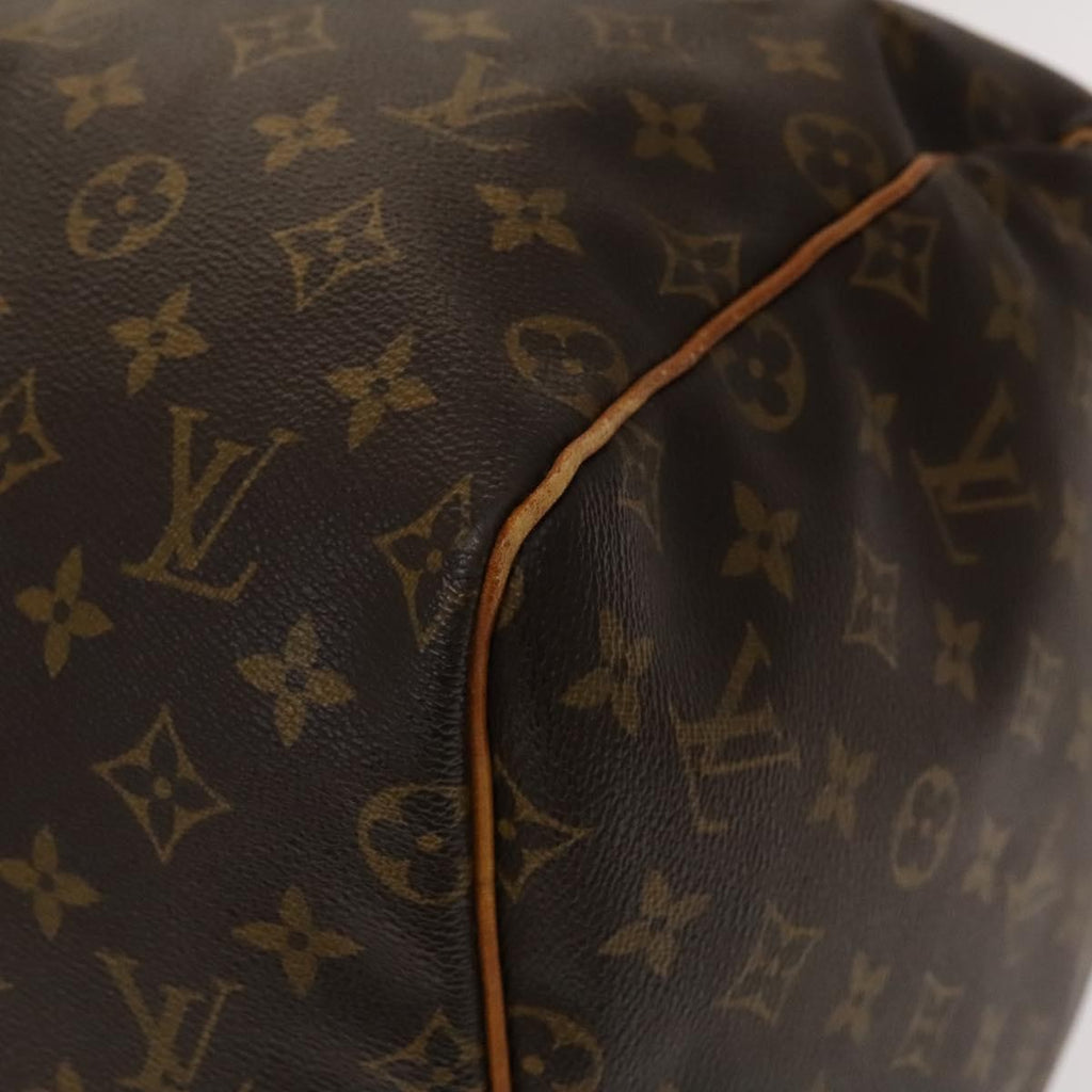 Louis Vuitton Keepall Bag Monogram Canvas Brown Canvas Travel Bag Bag (Pre-Owned)