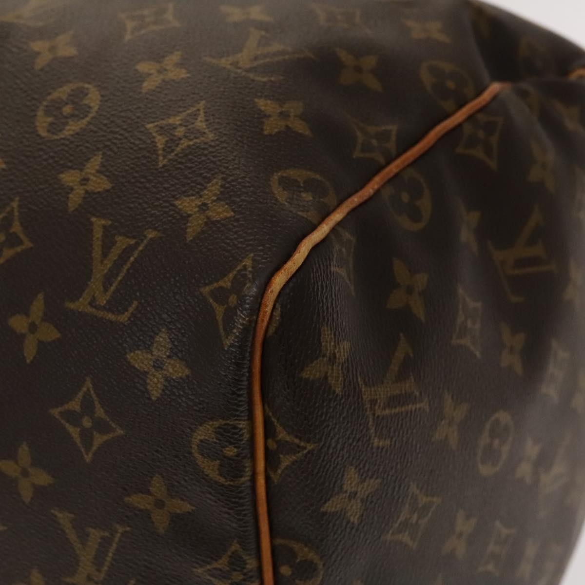 Louis Vuitton Keepall Bag Monogram Canvas Brown Canvas Travel Bag Bag (Pre-Owned)