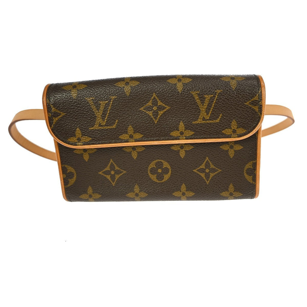 Louis Vuitton Florentine Waist Bag Monogram Canvas Brown Canvas Clutche & Pouche Bag (Pre-Owned)