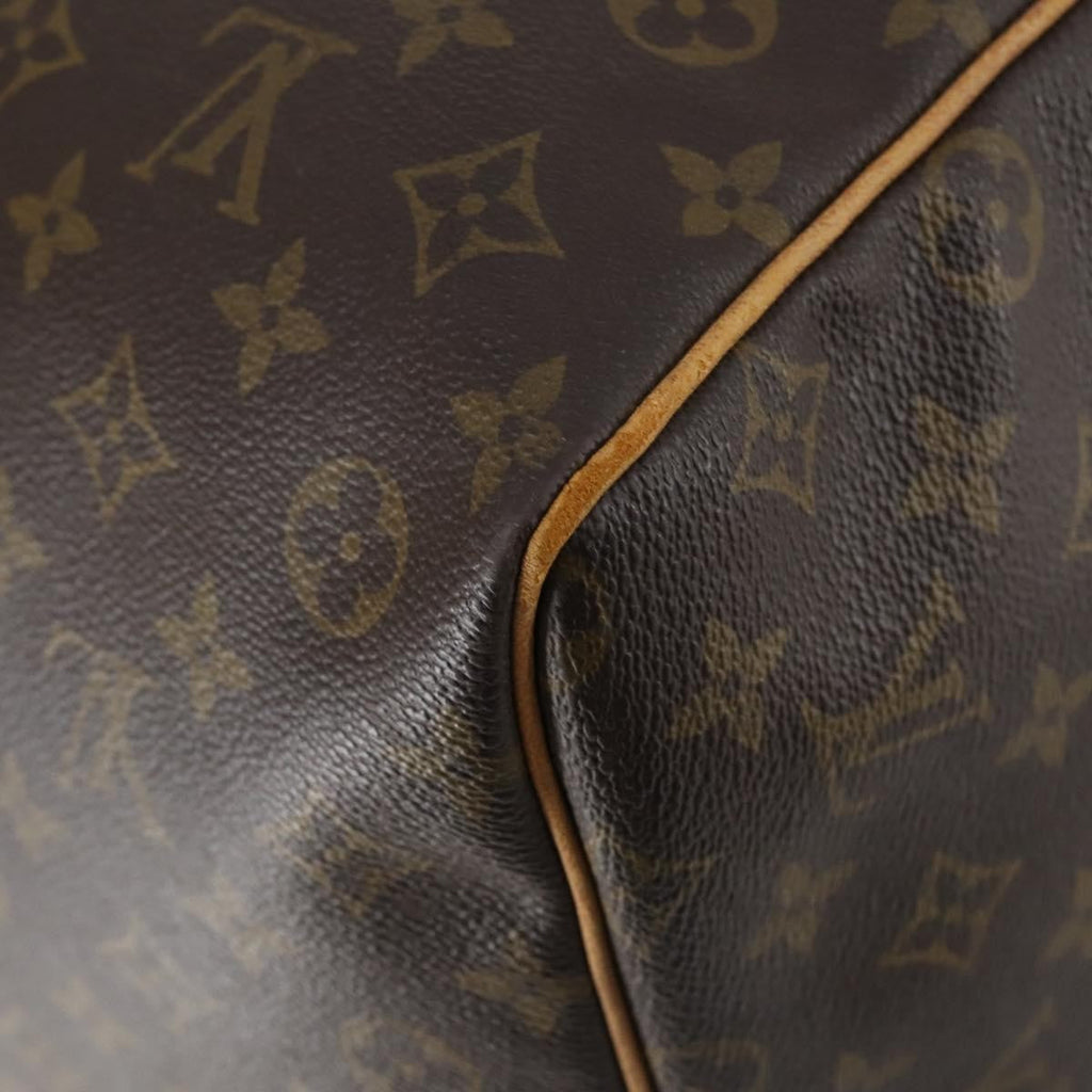 Louis Vuitton Keepall Bag Monogram Canvas Brown Canvas Travel Bag Bag (Pre-Owned)