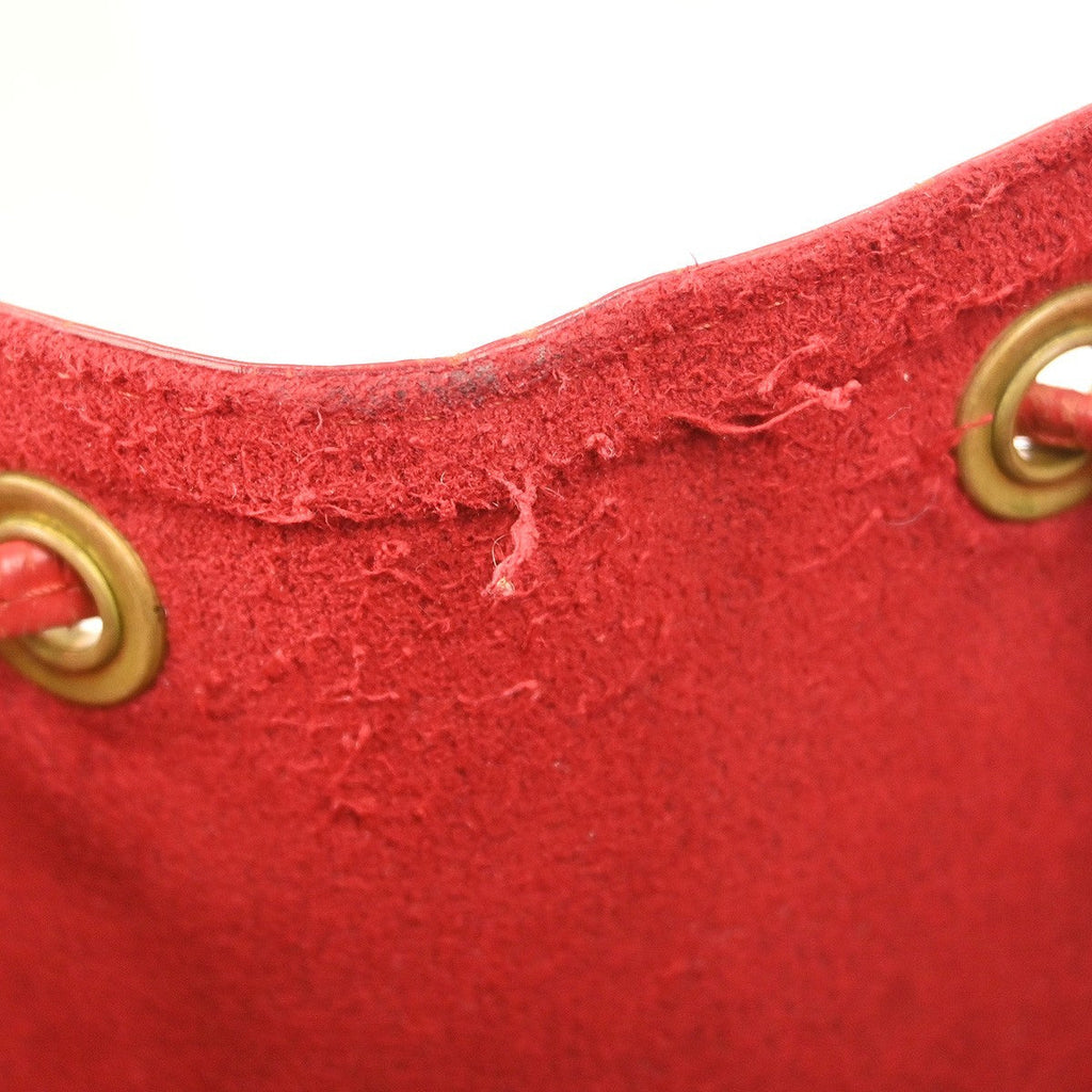 Louis Vuitton Noe Handbag Epi Leather Red Leather Shoulder Bag Bag (Pre-Owned)