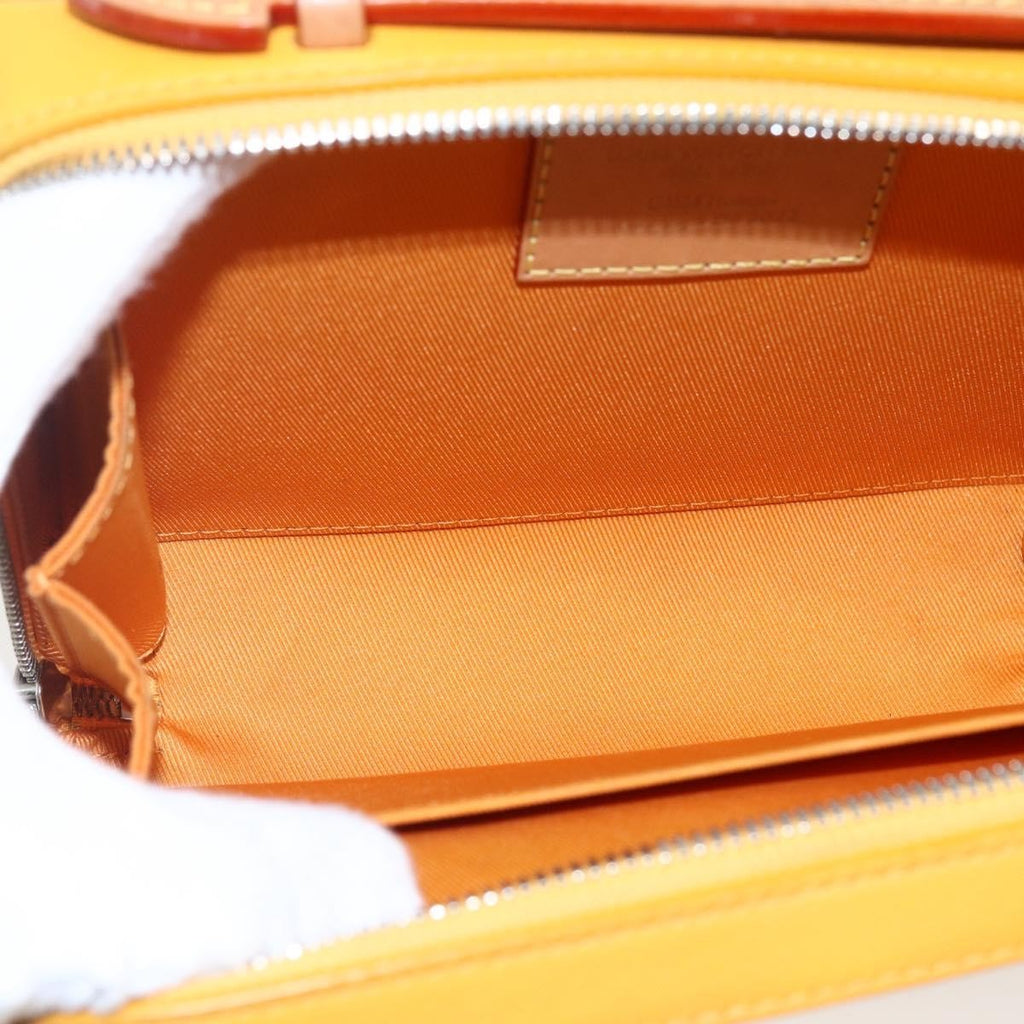 Louis Vuitton Handle Soft Trunk Bag Monogram Taurillon Leather Yellow Leather Clutche & Pouche Bag (Pre-Owned)