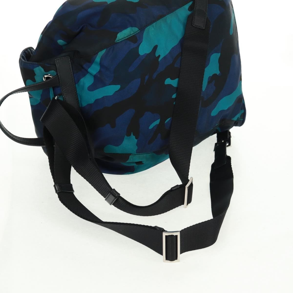 Prada Camouflage Backpack Tessuto Multicolour Nylon Backpack Bag (Pre-Owned)