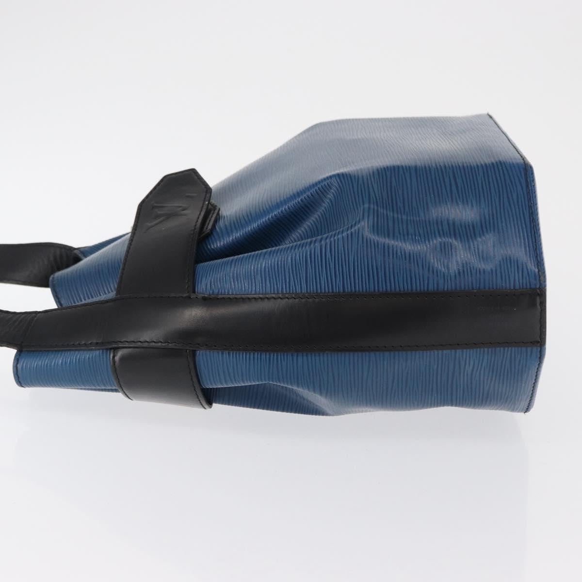 Louis Vuitton Vintage Sac D'epaule Handbag Epi Leather Blue Leather Shoulder Bag Bag (Pre-Owned)