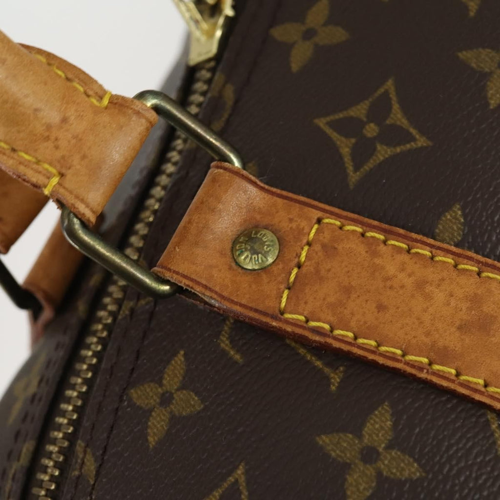 Louis Vuitton Keepall Bag Monogram Canvas Brown Canvas Travel Bag Bag (Pre-Owned)