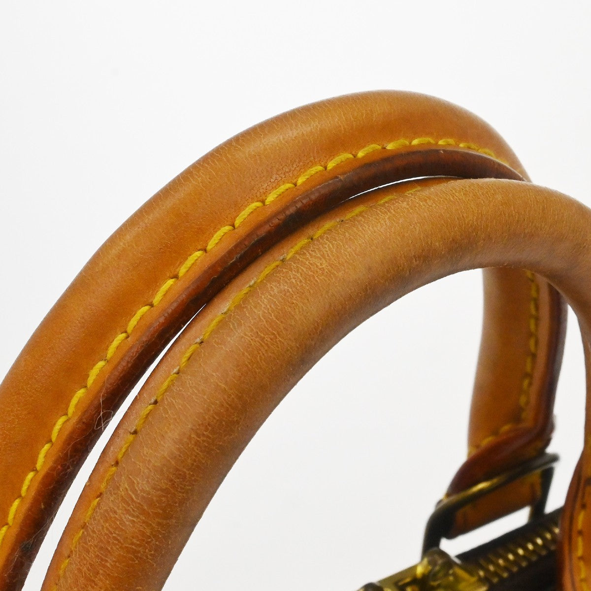 Louis Vuitton Alma Handbag Monogram Canvas Brown Canvas Handbag (Pre-Owned)