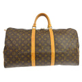 Louis Vuitton Keepall Bag Monogram Canvas Brown Canvas Travel Bag Bag (Pre-Owned)