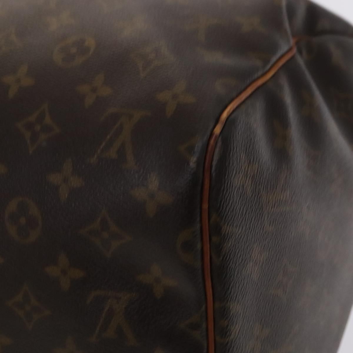 Louis Vuitton Keepall Bag Monogram Canvas Brown Canvas Travel Bag Bag (Pre-Owned)