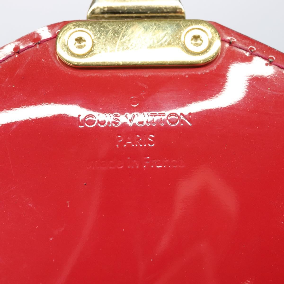 Louis Vuitton Monceau Handbag Vernis Burgundy Patent_Leather Bag (Pre-Owned)