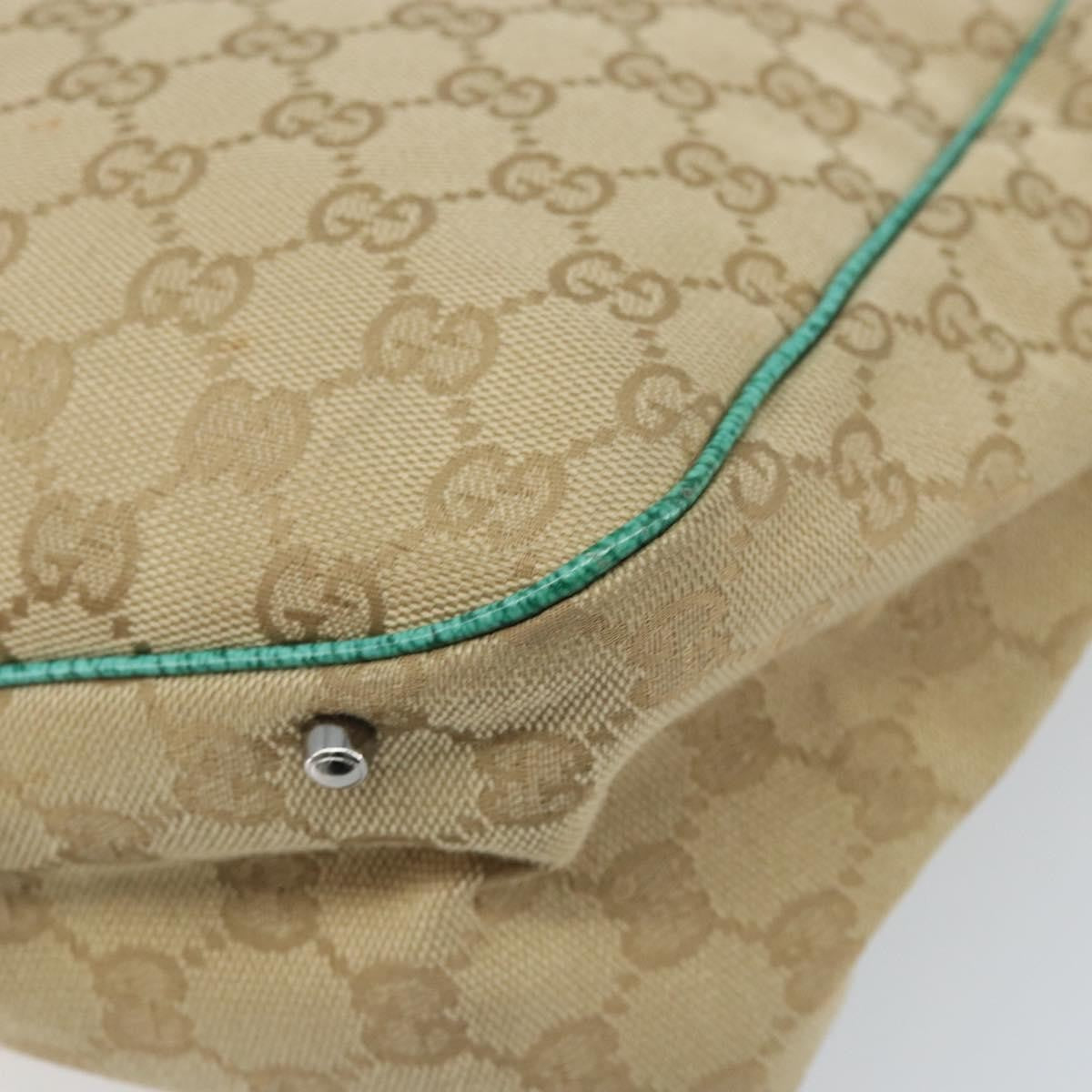 Gucci Vintage Open Tote Gg Canvas Beige Canvas Tote Bag Bag (Pre-Owned)