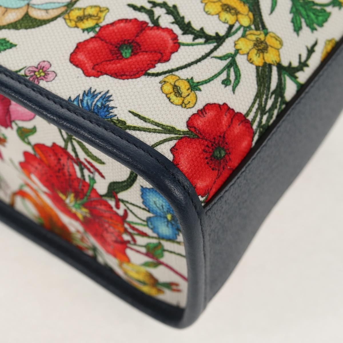 Gucci Flora Canvas Multicolour Canvas Tote Bag Bag (Pre-Owned)