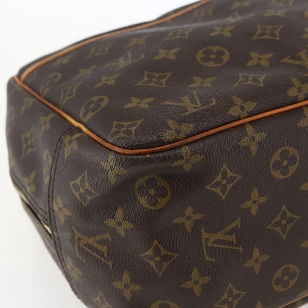 Louis Vuitton Deauville Handbag Monogram Canvas Brown Canvas Handbag (Pre-Owned)