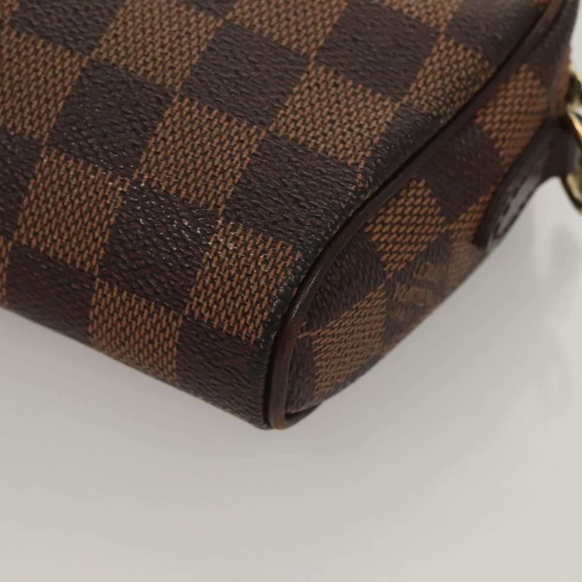 Louis Vuitton Ipanema Handbag Damier Brown Canvas Shoulder Bag Bag (Pre-Owned)