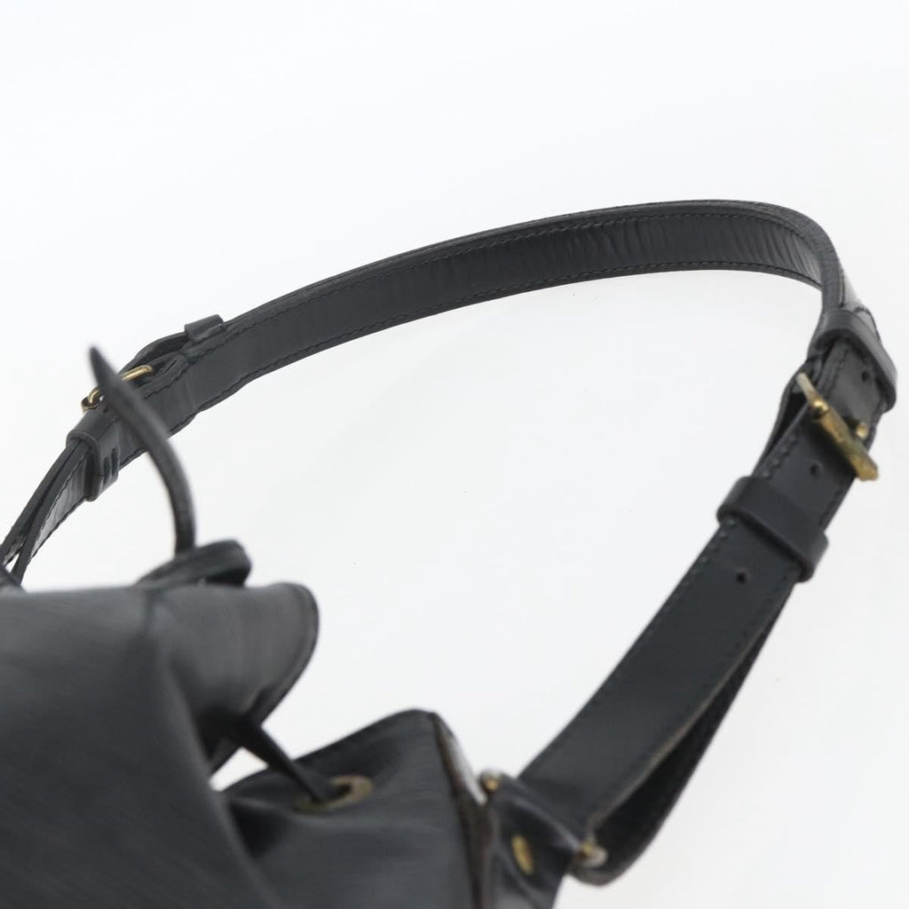 Louis Vuitton Petit Noe Handbag Epi Leather Black Leather Shoulder Bag Bag (Pre-Owned)