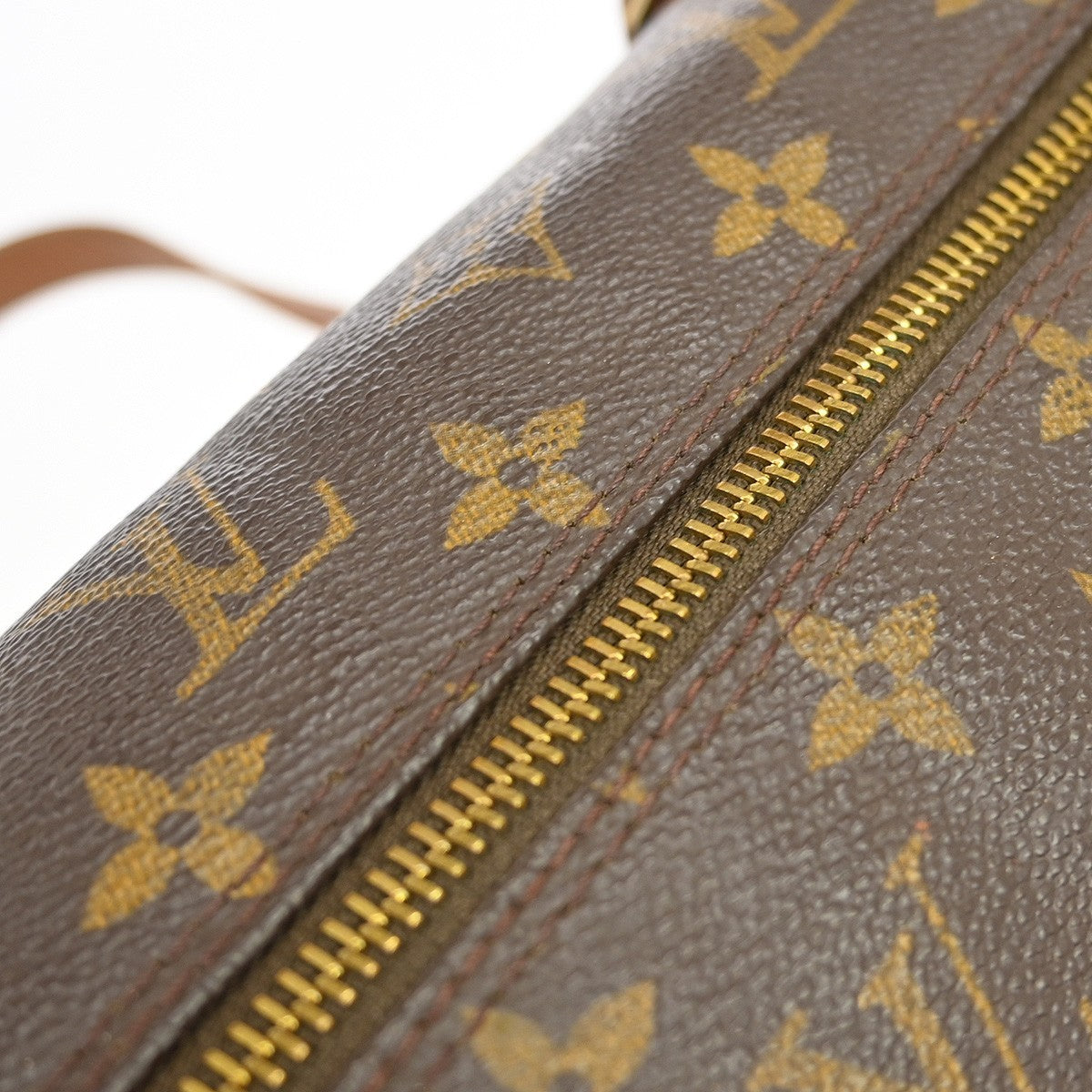 Louis Vuitton Papillon Handbag Monogram Canvas Brown Canvas Handbag (Pre-Owned)