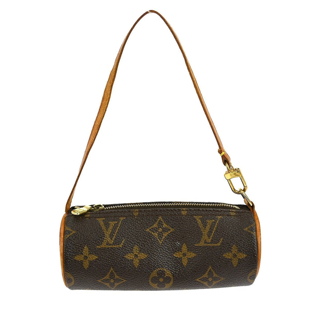 Louis Vuitton Papillon Pochette Monogram Canvas Brown Canvas Clutche & Pouche Bag (Pre-Owned)