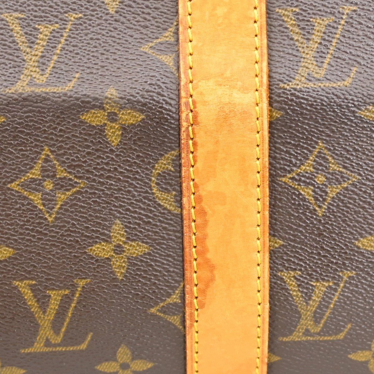 Louis Vuitton Keepall Bag Monogram Canvas Brown Canvas Travel Bag Bag (Pre-Owned)