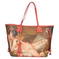 Louis Vuitton Neverfull Nm Tote Limited Edition Jeff Koons Boucher Print Canvas Multicolour Canvas Tote Bag Bag (Pre-Owned)
