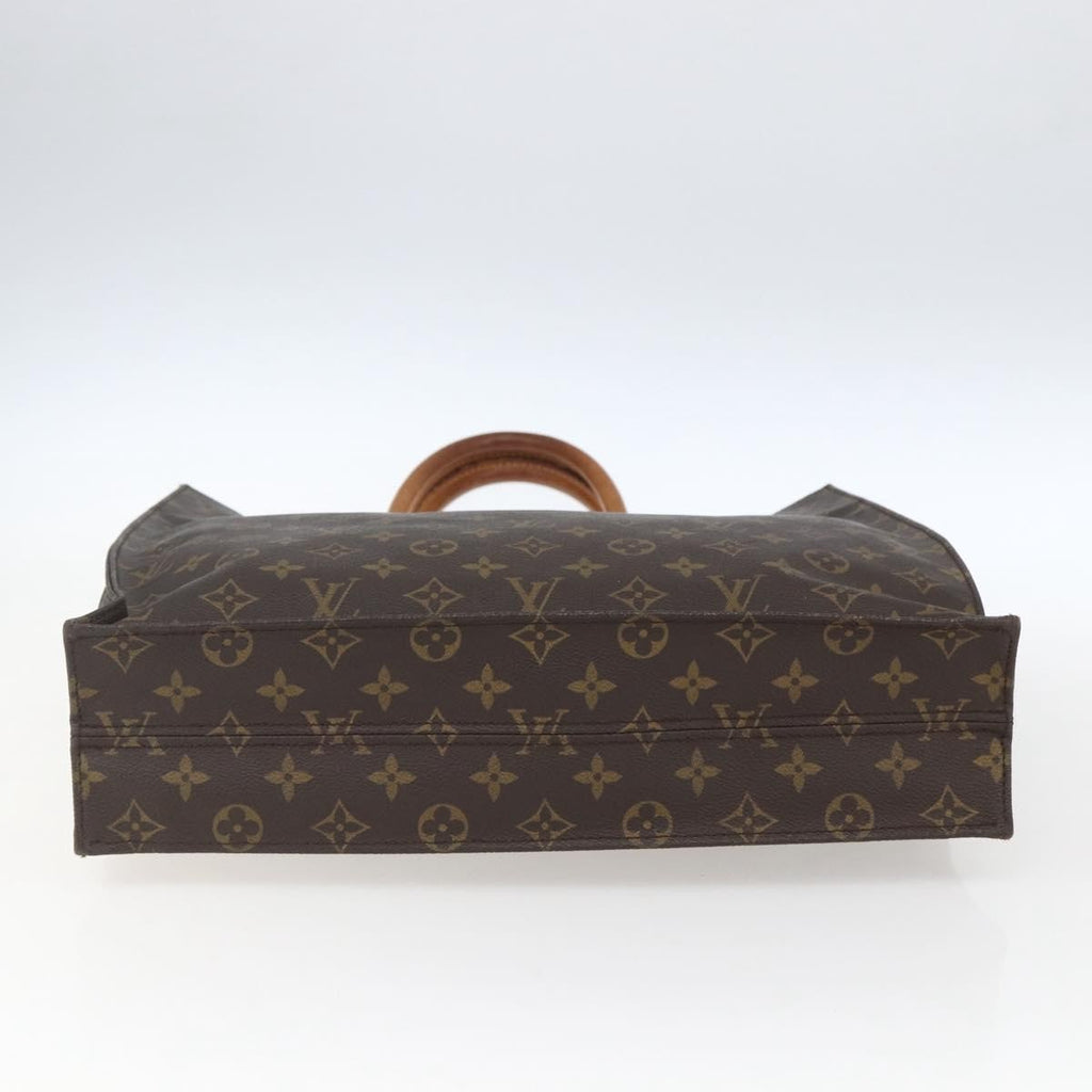 Louis Vuitton Sac Plat Bag Monogram Canvas Brown Canvas Tote Bag Bag (Pre-Owned)