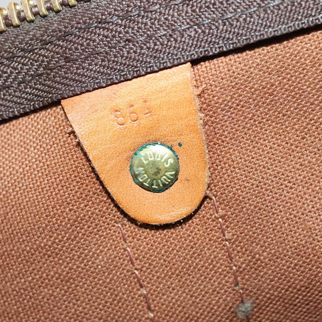 Louis Vuitton Keepall Bag Monogram Canvas Brown Canvas Travel Bag Bag (Pre-Owned)