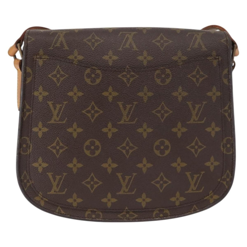 Louis Vuitton Saint Cloud Handbag Monogram Canvas Brown Canvas Shoulder Bag Bag (Pre-Owned)