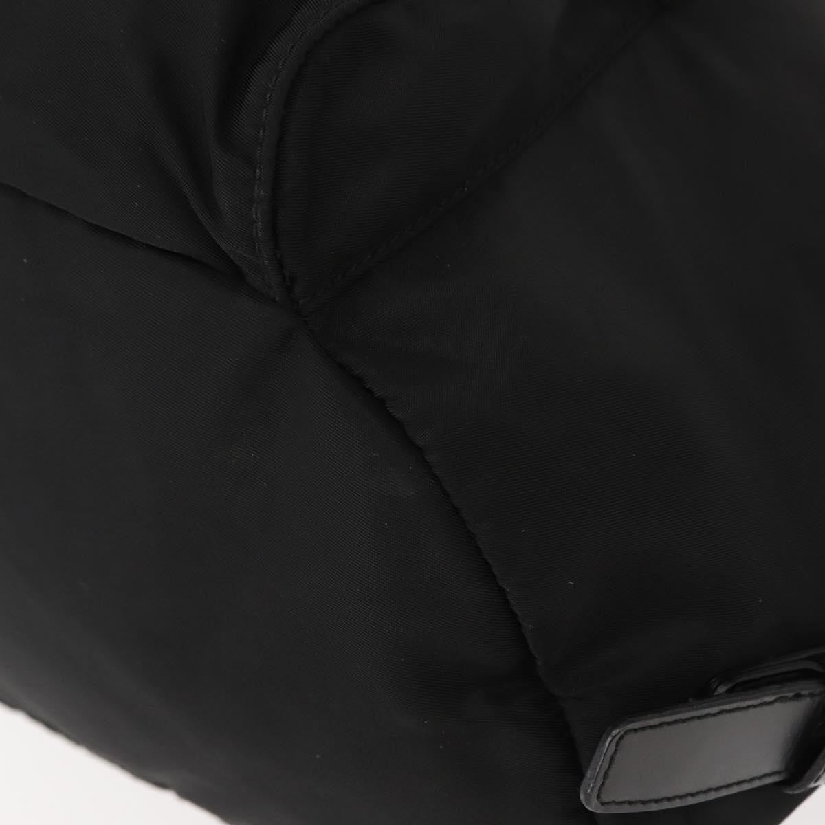 Prada Front Pocket Backpack Tessuto Black Nylon Backpack Bag (Pre-Owned)