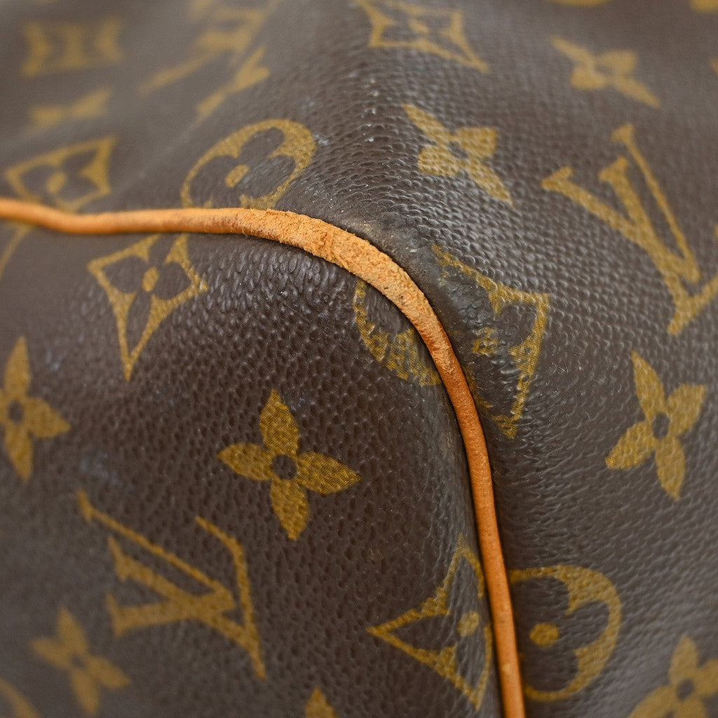 Louis Vuitton Keepall Bag Monogram Canvas Brown Canvas Travel Bag Bag (Pre-Owned)