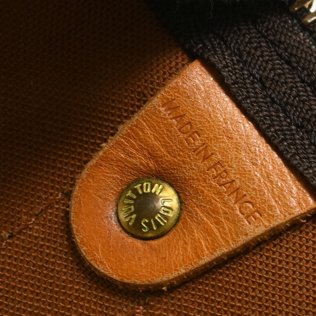 Louis Vuitton Keepall Bag Monogram Canvas Brown Canvas Travel Bag Bag (Pre-Owned)