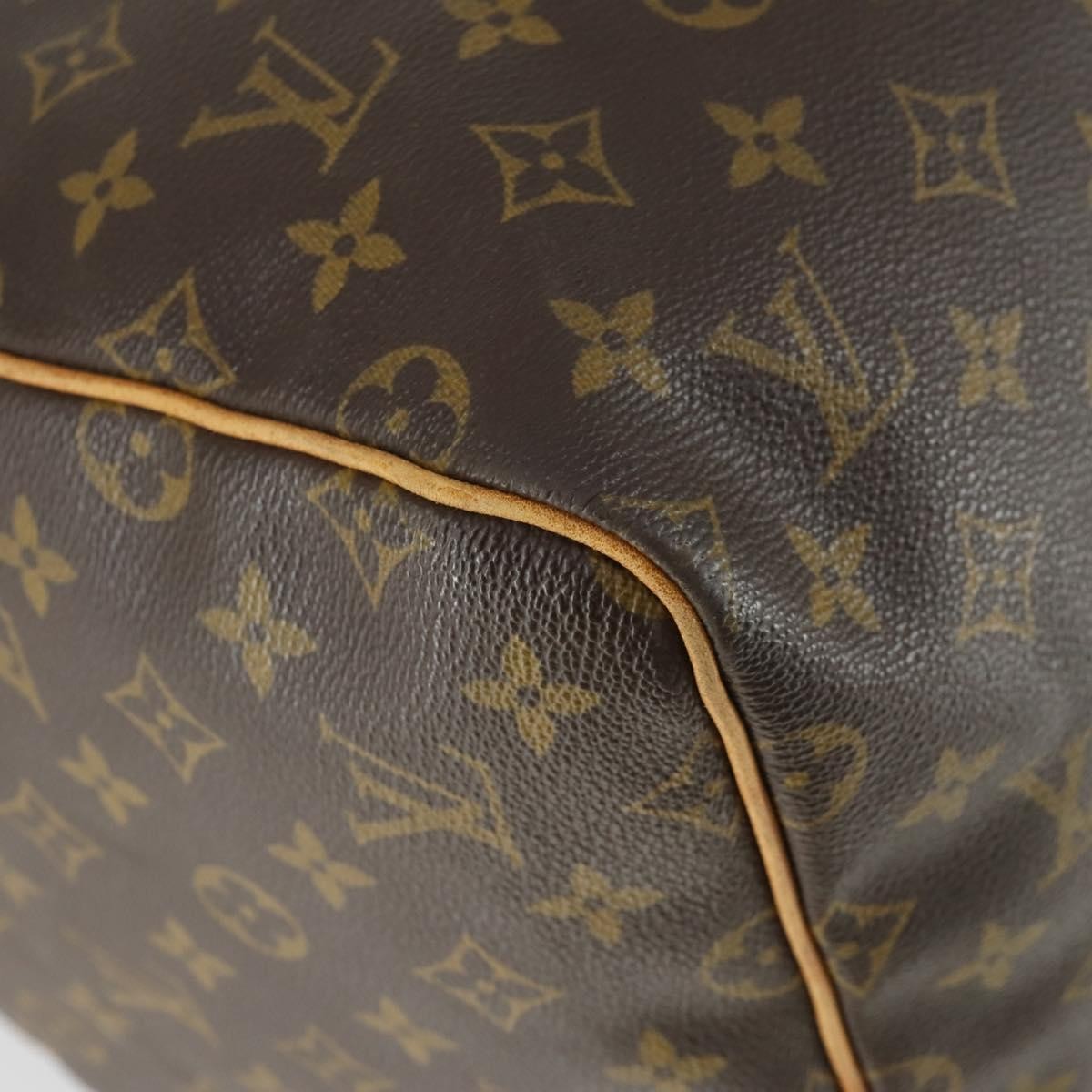 Louis Vuitton Keepall Bag Monogram Canvas Brown Canvas Travel Bag Bag (Pre-Owned)